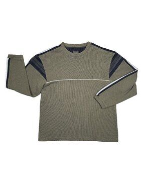 XG Xtreme Gear Sweater Mens M Green Pullover Thermal Shirt Skater Vintage Y2K